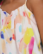 Bright and breezy Watercolor Harper Top for kids, perfect for summer fun in stylish, durable comfort.