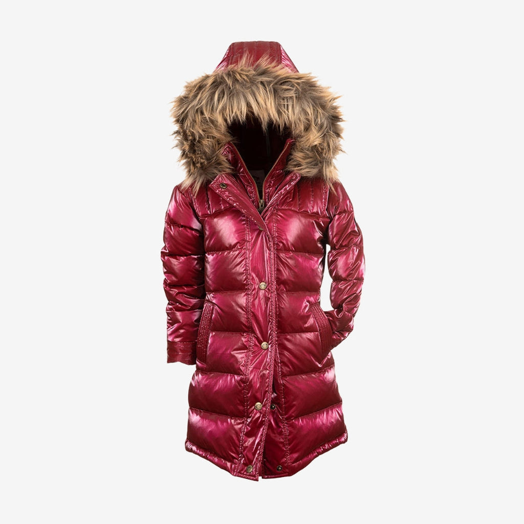 Appaman Best Quality Kids Clothing Girls Winter Coats Long Down Coat | Garnet