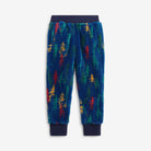 Highland Sweatpants in Wilderness with colorful tree pattern—cozy kids clothes for stylish young adventurers.