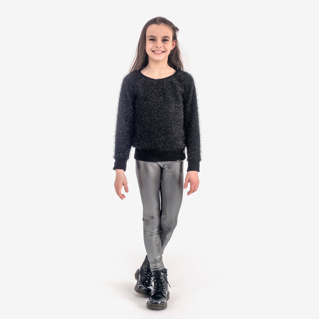 Appaman Best Quality Kids Clothing Leggings | Silver Illusion