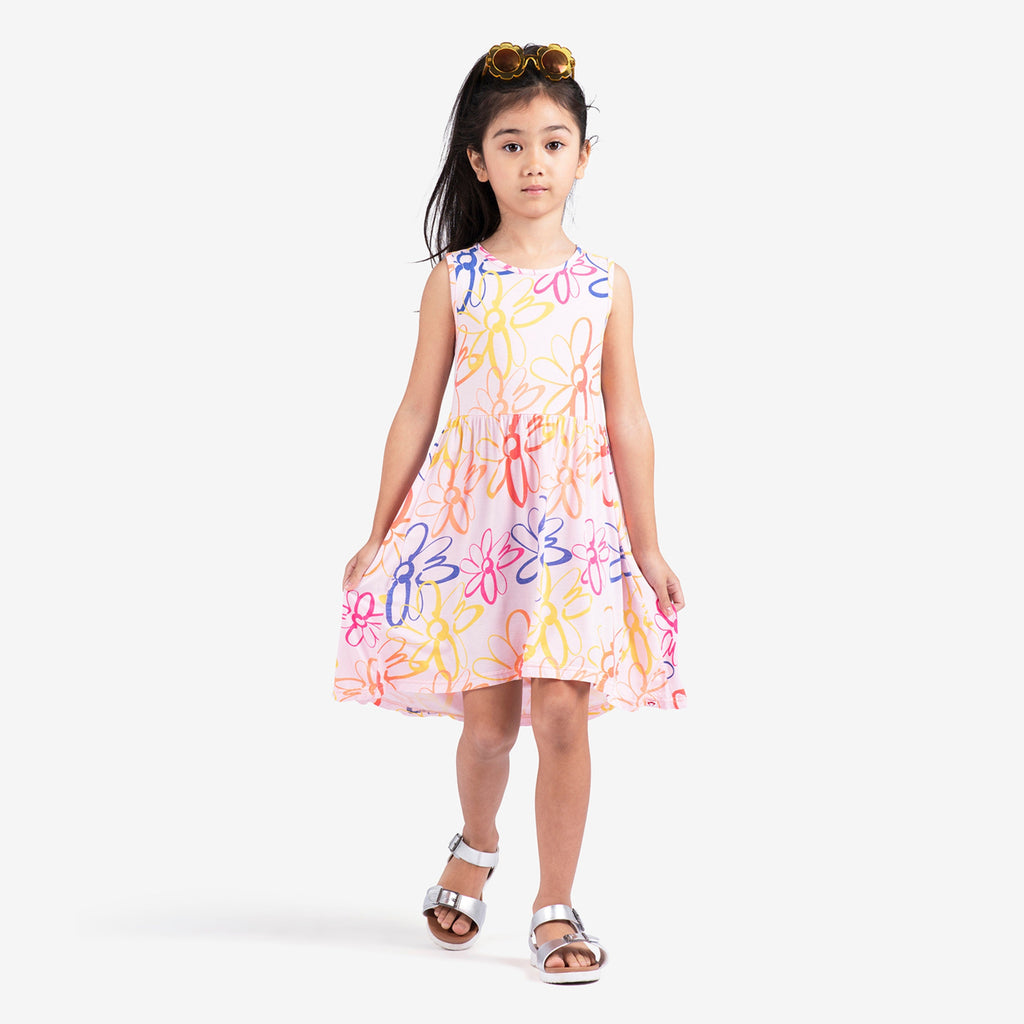 Appaman Best Quality Kids Clothing Naxios Dress | Multicolor Daisy