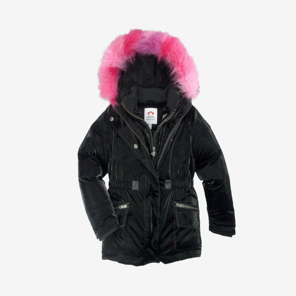 Appaman Best Quality Kids Clothing Outerwear Middie Puffer Coat | Black