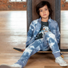 Appaman Best Quality Kids Clothing Outerwear Paulie Track Jacket | Storm Tie Dye