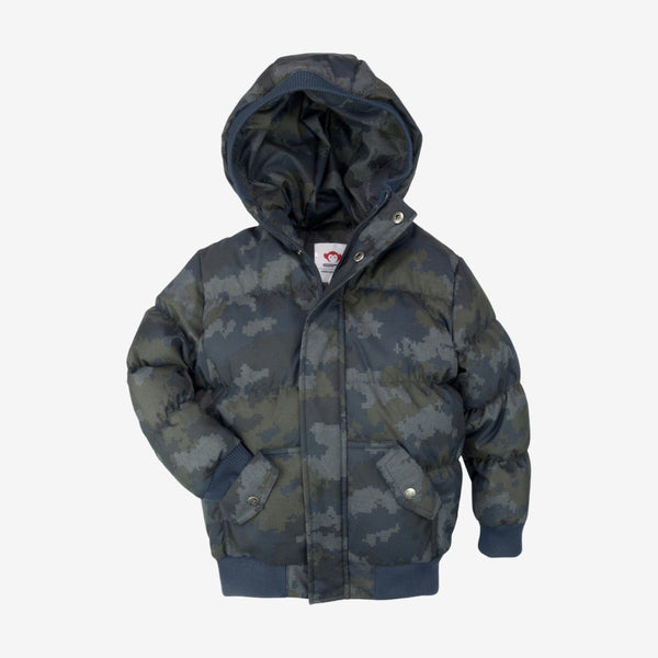 Appaman Best Quality Kids Clothing Outerwear Puffy Coat | Pixel Camo