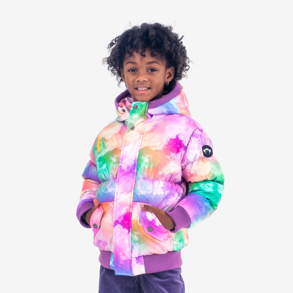 Appaman Best Quality Kids Clothing Puffy Coat | Watercolor