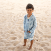 Appaman Best Quality Kids Clothing Sweater/Hoodie Baja Pullover | Sky Tie Dye