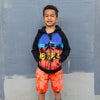 Appaman Best Quality Kids Clothing Sweater/Hoodie Downtown Hoodie | Black Palm