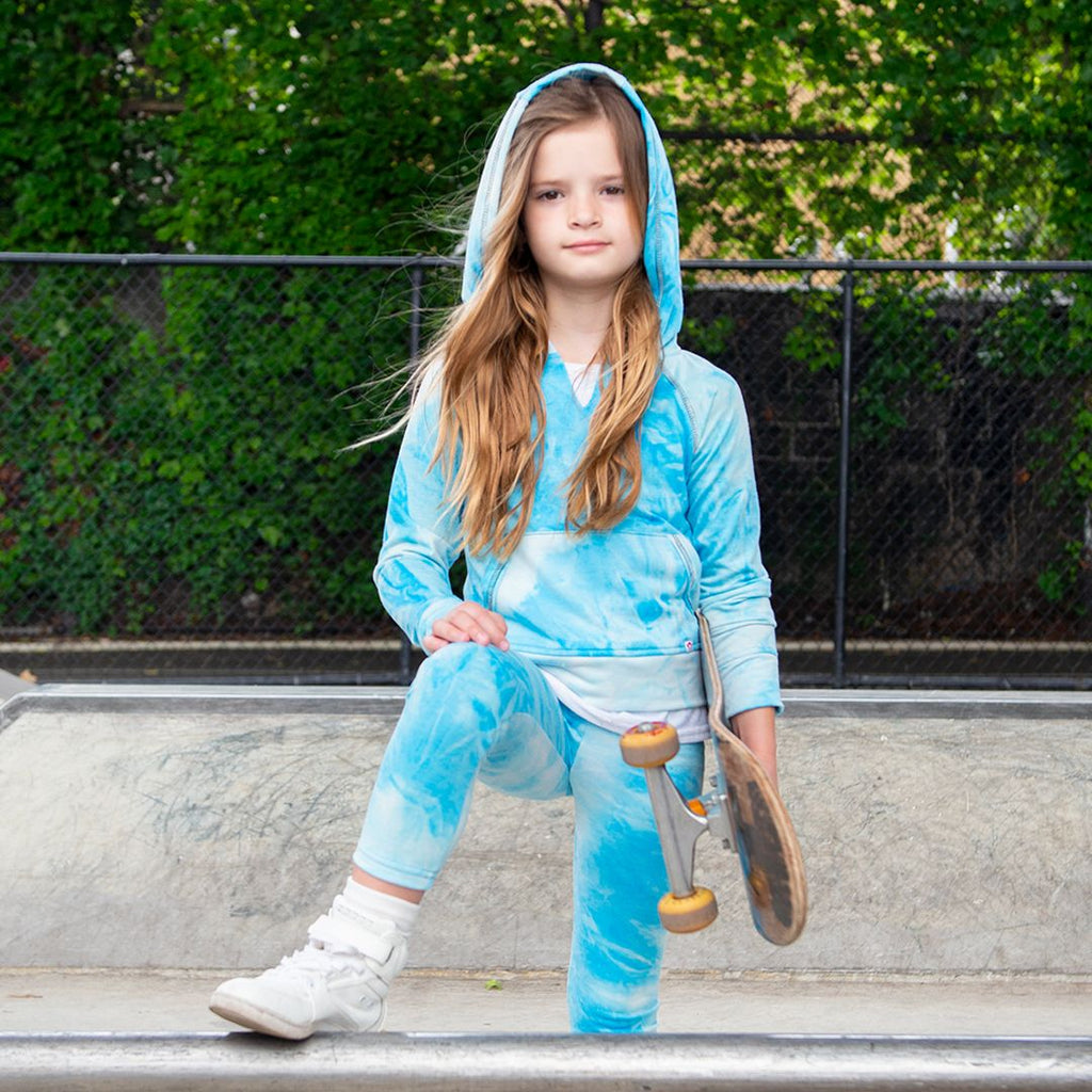 Appaman Best Quality Kids Clothing Sweater/Hoodie Fiona Hoodie | Cool Blue