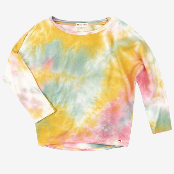 Appaman Best Quality Kids Clothing Sweater/Hoodie Slouchy Sweatshirt | Soft Tie Dye