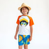 Appaman Best Quality Kids Clothing Swim Mid Length Swim Trunks | Dots OLD