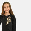 Appaman Best Quality Kids Clothing Tops Adler Tee Lightning Bolt | Sparkle Black