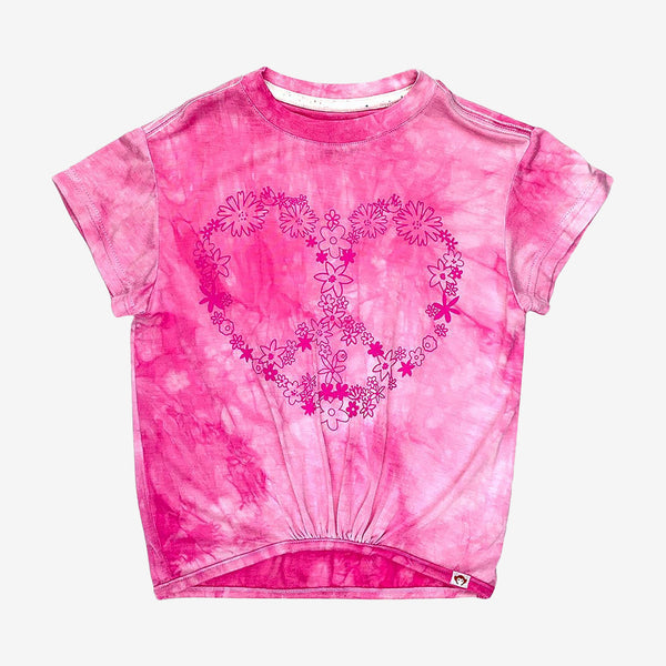 Appaman Best Quality Kids Clothing Tops Callaway Tee | Pink Tie Dye