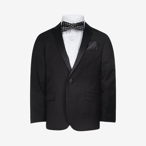 Appaman Best Quality Kids Clothing Tuxedo Suit Jacket | Black