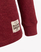 Dark Cherry Craftsman Thermal Henley — detail1