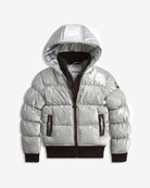 Silver Illusion Flurry Coat — front