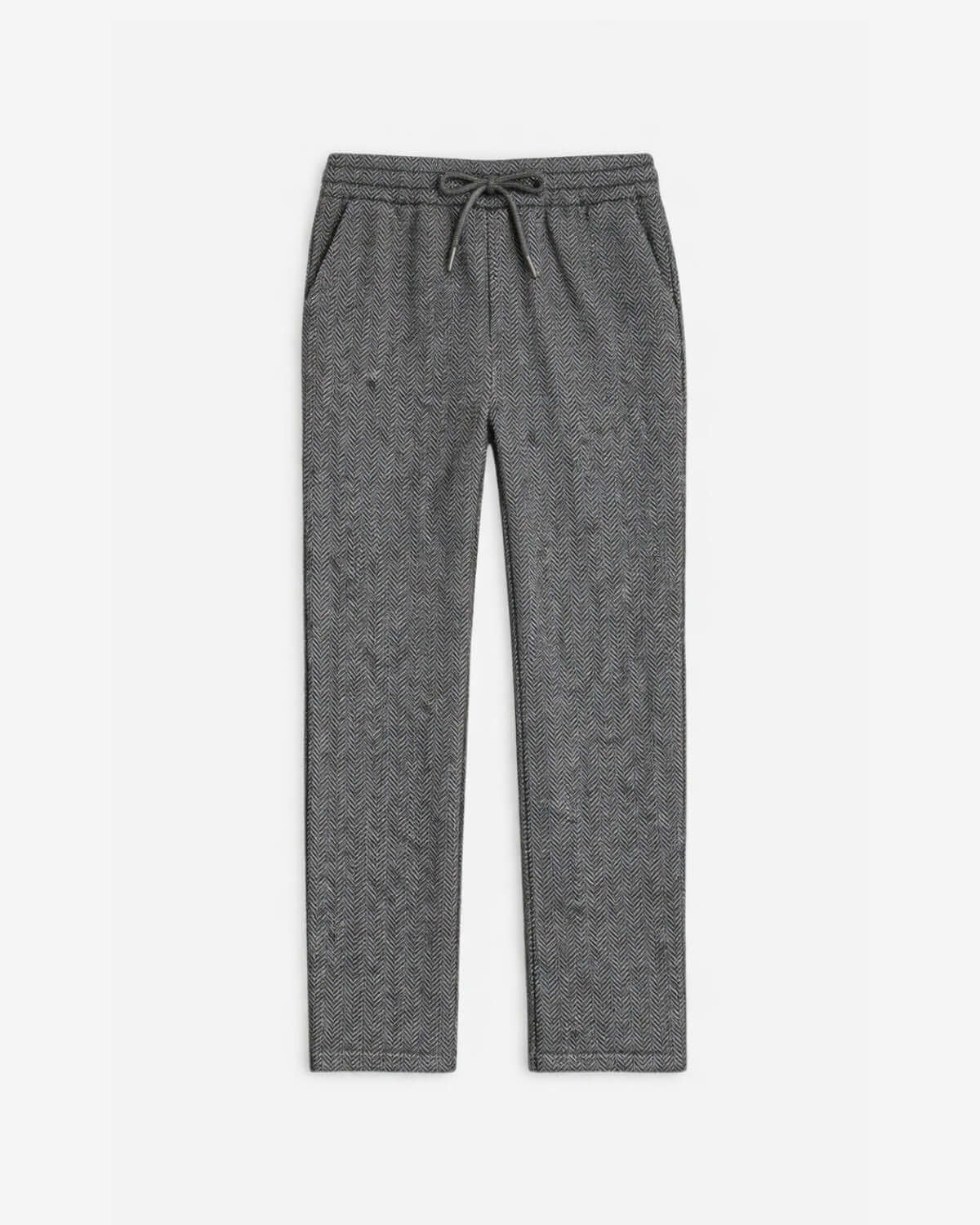 Everyday Stretch Pants | Charcoal Herringbone By Appaman