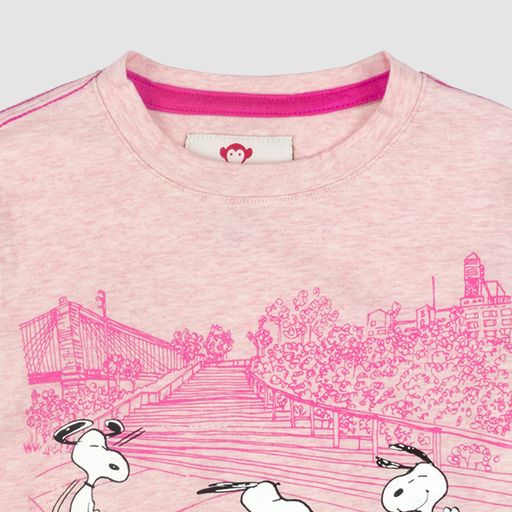 Appaman Best Quality Kids Clothing Collaboration Peanuts Tee | Chalk Pink