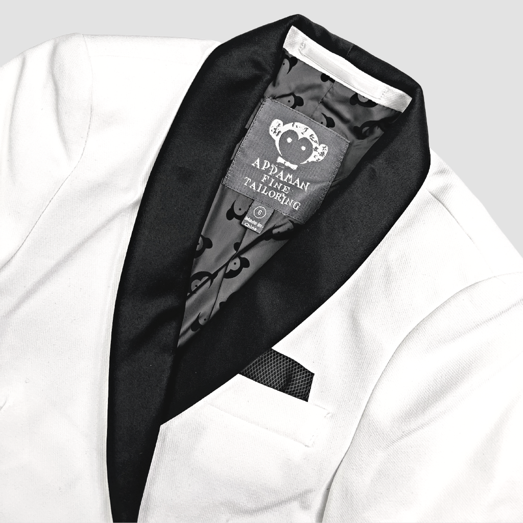 Appaman Best Quality Kids Clothing Fine Tailoring Jacket Tuxedo Suit Jacket | White