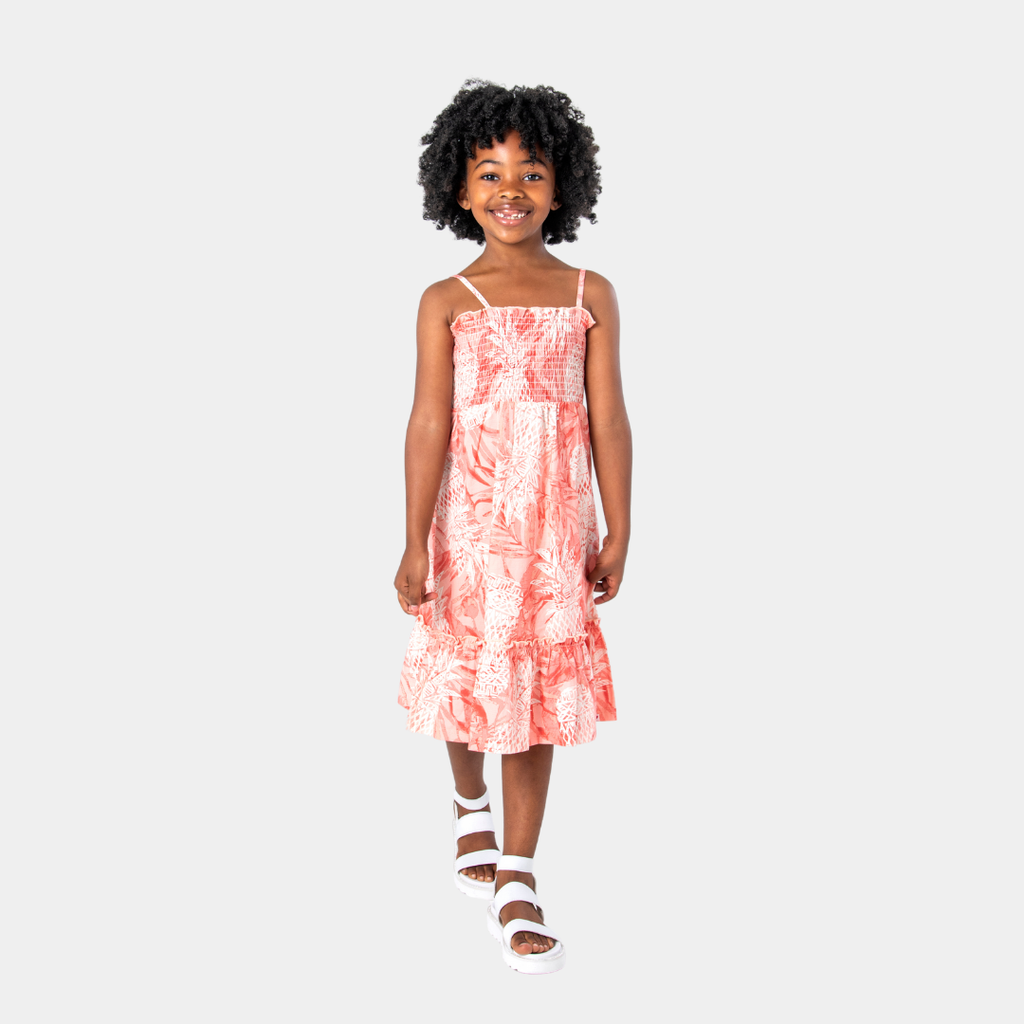 Appaman Best Quality Kids Clothing Girls Casual Dress Madison Dress | Coral Pineapples